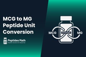 MCG to MG Peptide Unit Conversion