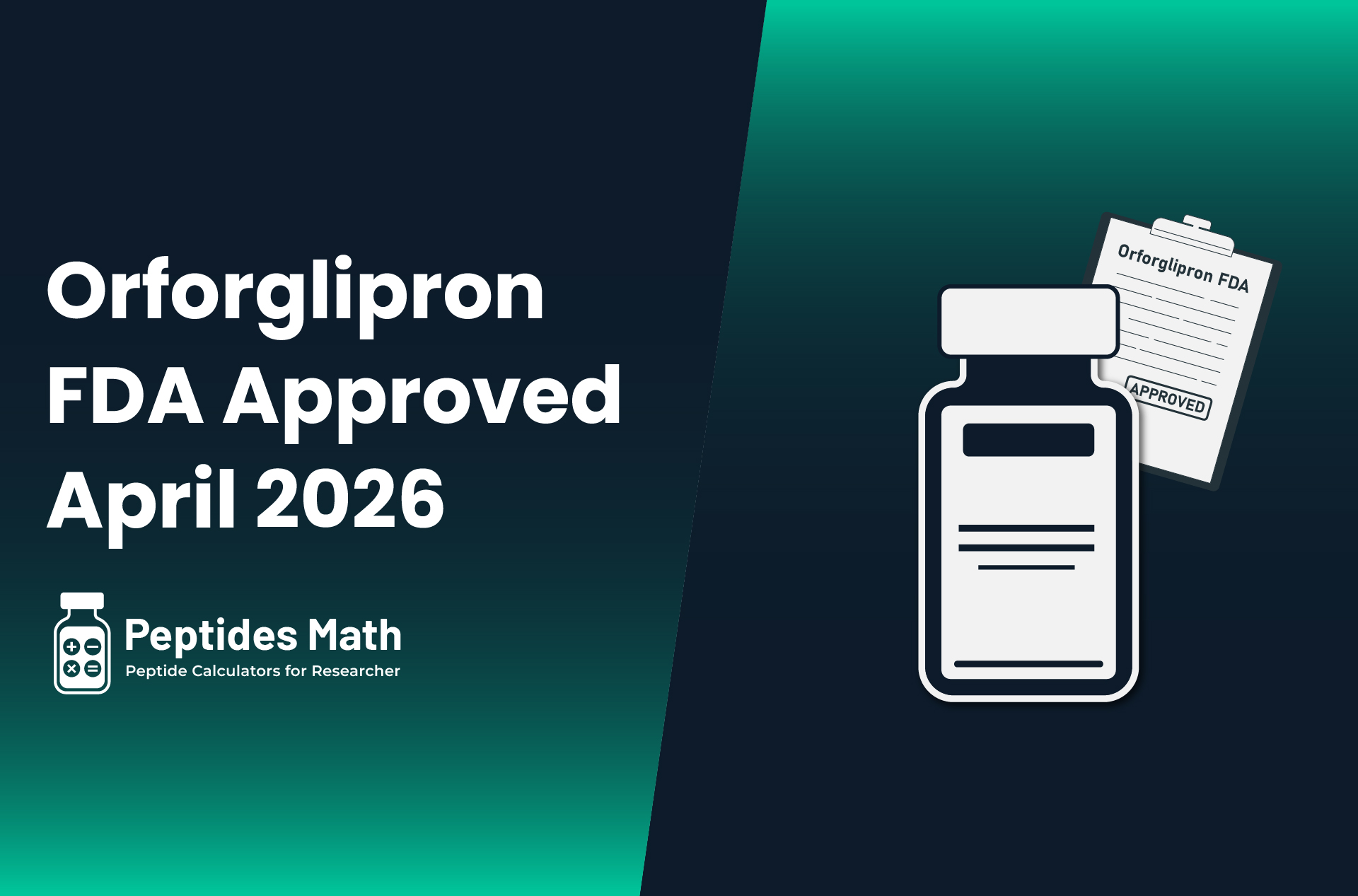 Orforglipron FDA Approved April 2026